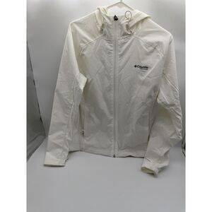 Columbia Titanium Tech Womens Windbreaker White Hooded